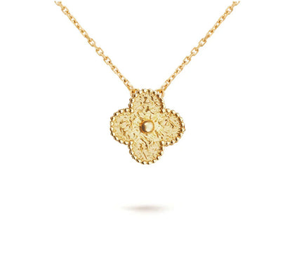 [AM]15MM CLOVER FLOWER PENDANT NECKLACE COLLECTION