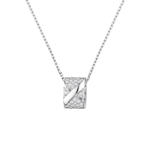 [AM]LIENS EVIDENCE DIAMOND PAVED NECKLACE