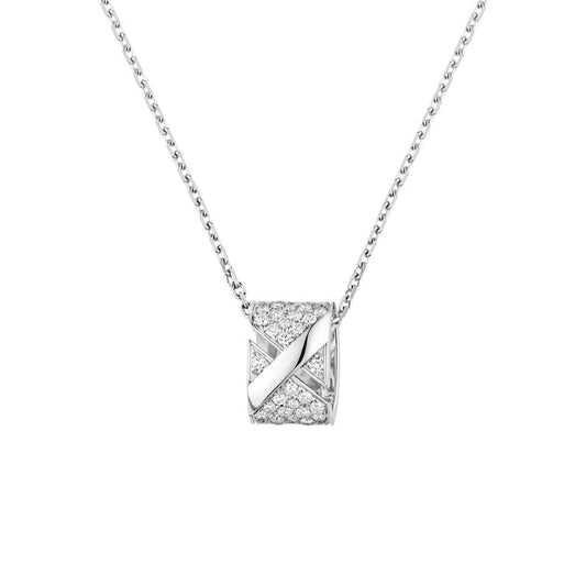 [AM]LIENS EVIDENCE DIAMOND PAVED NECKLACE