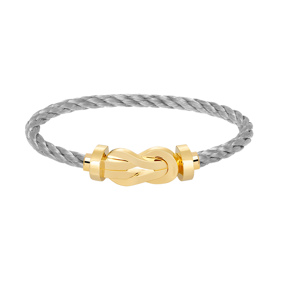[AM]LARGE 8-FIGURE BUCKLE BRACELET - GOLD