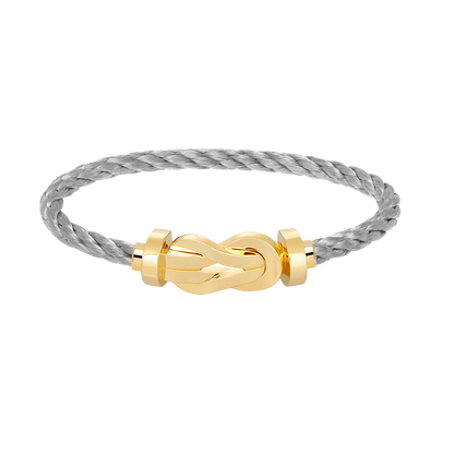 [AM]LARGE 8-FIGURE BUCKLE BRACELET - GOLD