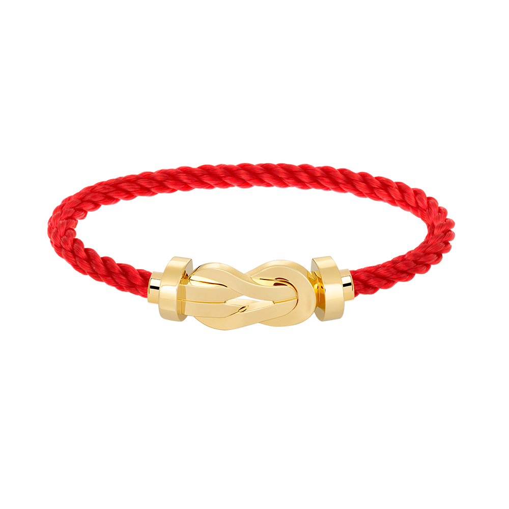 [AM]LARGE 8-FIGURE BUCKLE BRACELET - GOLD