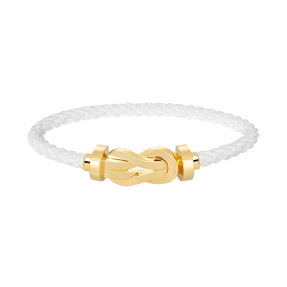 [AM]LARGE 8-FIGURE BUCKLE BRACELET - GOLD