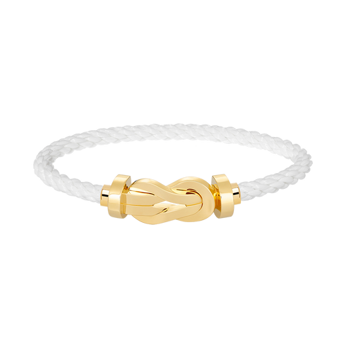 [AM]LARGE 8-FIGURE BUCKLE BRACELET - GOLD