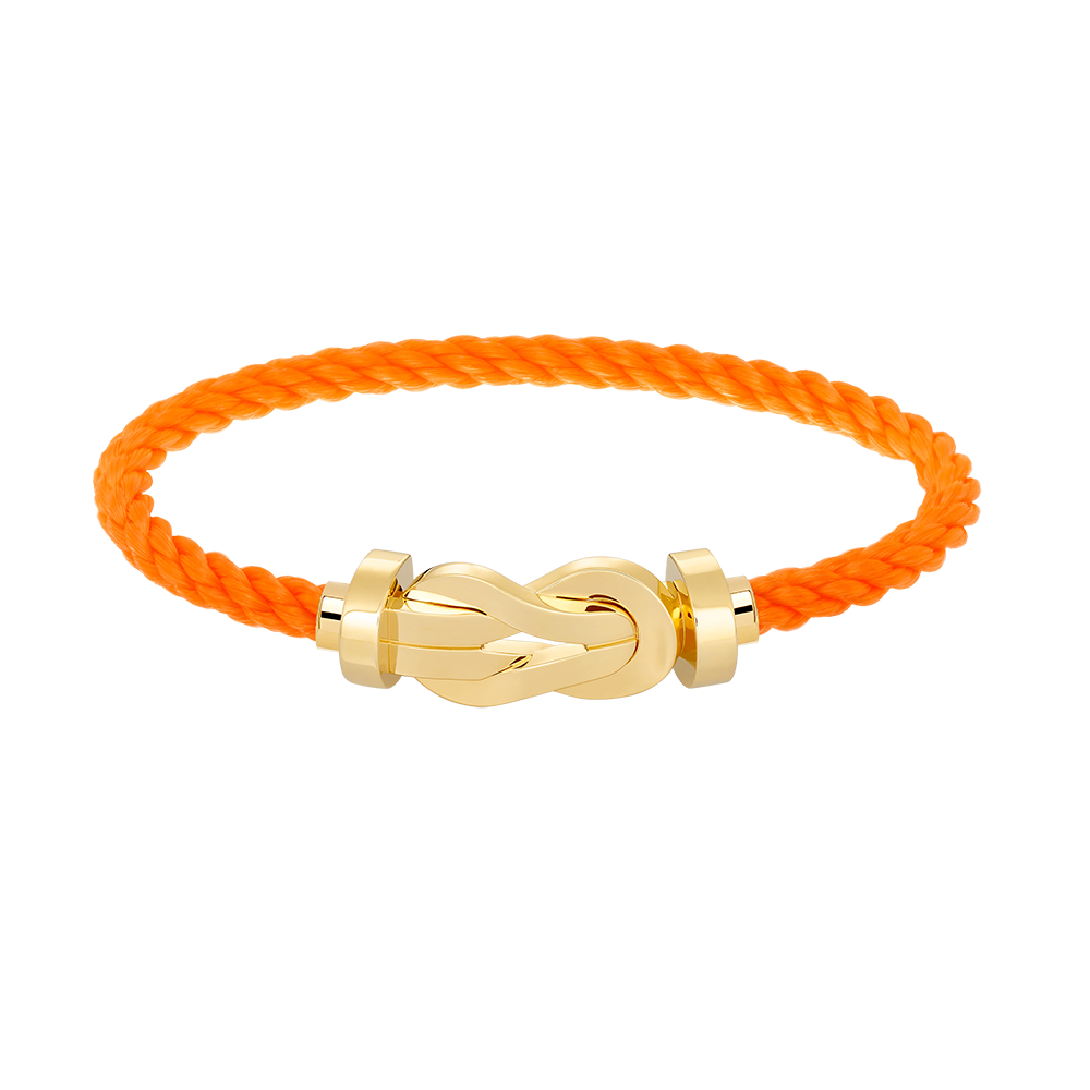[AM]LARGE 8-FIGURE BUCKLE BRACELET - GOLD