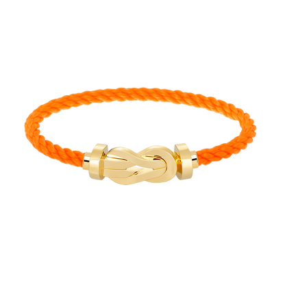 [AM]LARGE 8-FIGURE BUCKLE BRACELET - GOLD