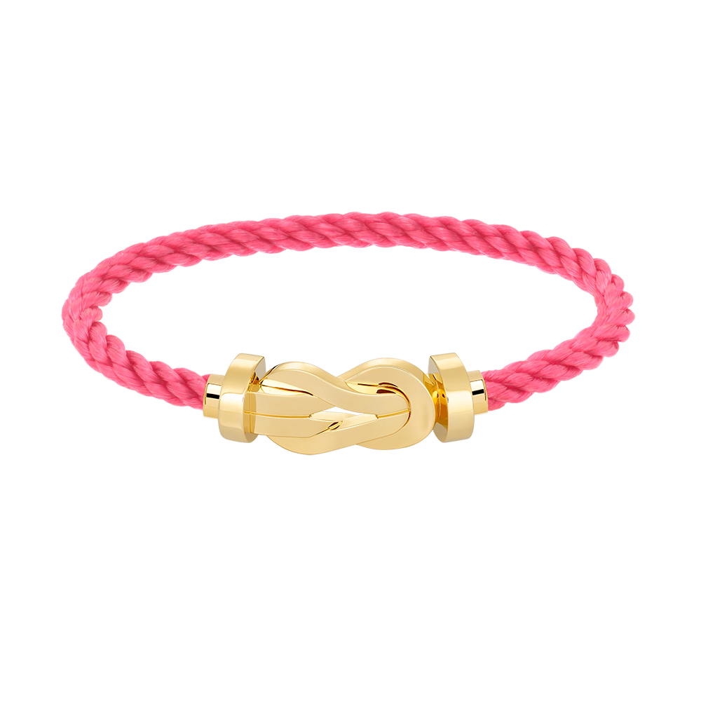 [AM]LARGE 8-FIGURE BUCKLE BRACELET - GOLD