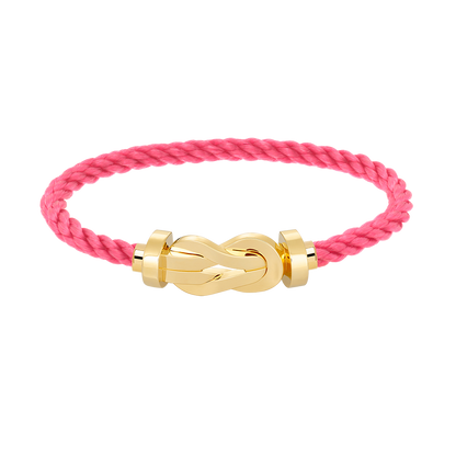 [AM]LARGE 8-FIGURE BUCKLE BRACELET - GOLD