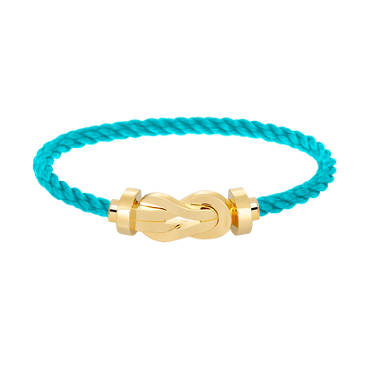 [AM]LARGE 8-FIGURE BUCKLE BRACELET - GOLD