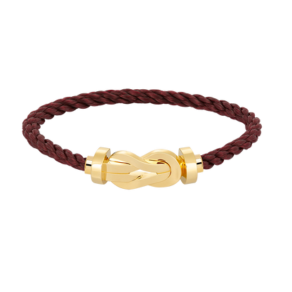 [AM]LARGE 8-FIGURE BUCKLE BRACELET - GOLD