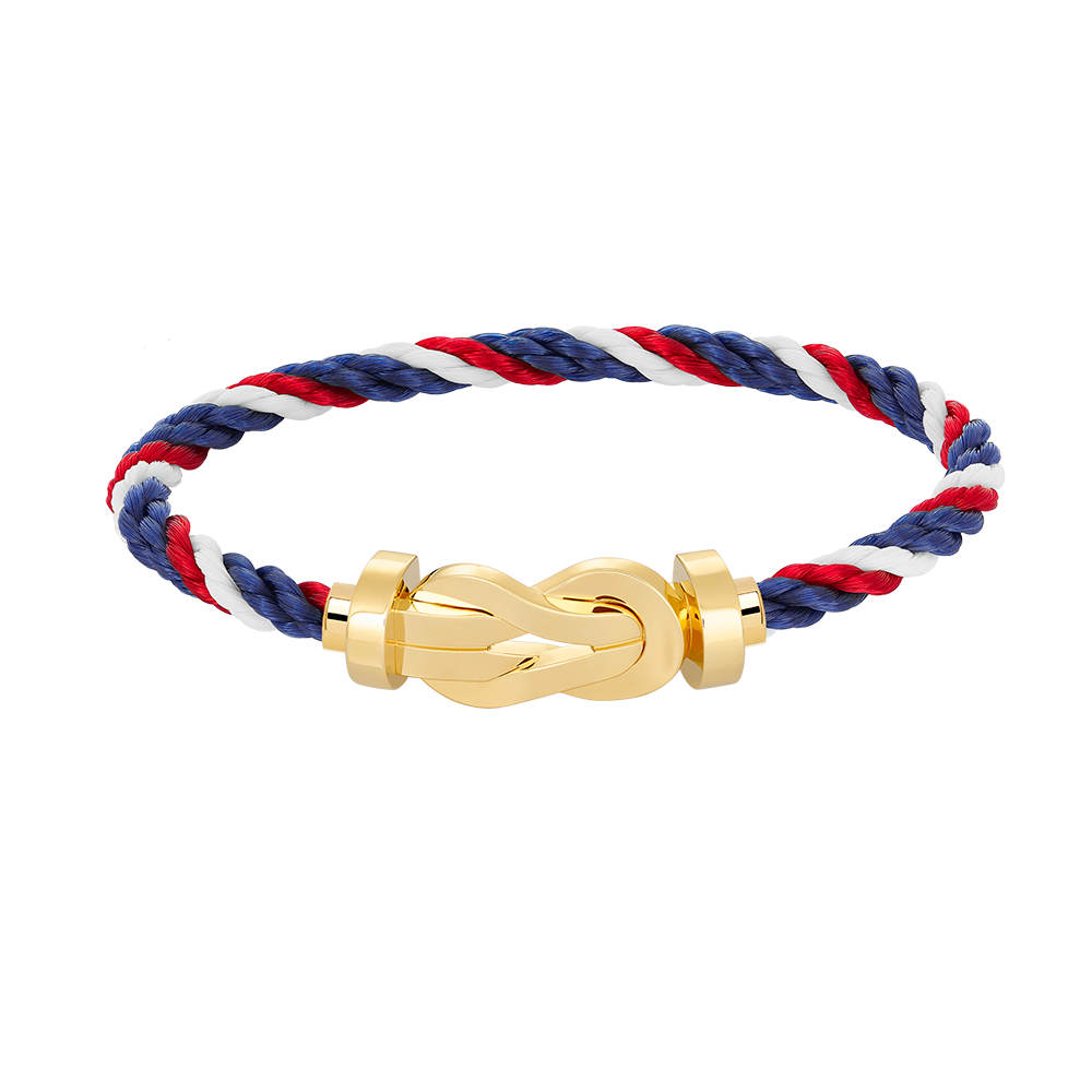 [AM]LARGE 8-FIGURE BUCKLE BRACELET - GOLD