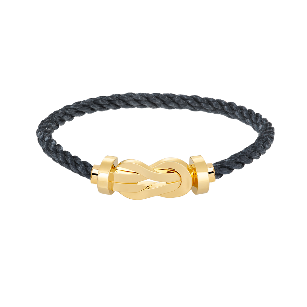 [AM]LARGE 8-FIGURE BUCKLE BRACELET - GOLD