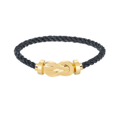 [AM]LARGE 8-FIGURE BUCKLE BRACELET - GOLD