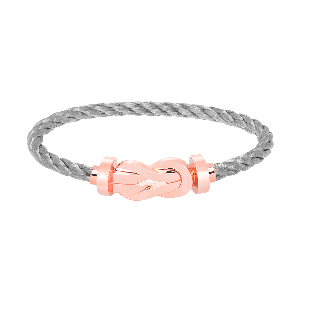 [AM]LARGE 8-FIGURE BUCKLE BRACELET - ROSE GOLD