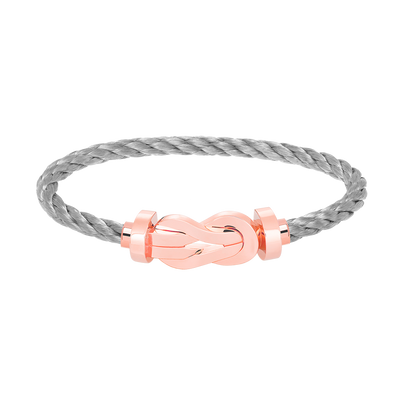 [AM]LARGE 8-FIGURE BUCKLE BRACELET - ROSE GOLD