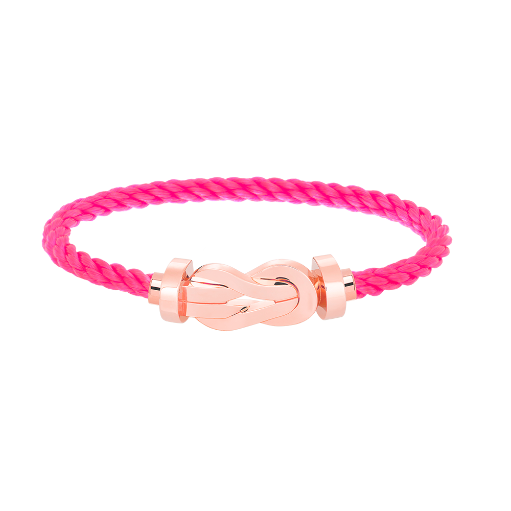 [AM]LARGE 8-FIGURE BUCKLE BRACELET - ROSE GOLD
