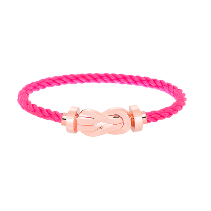 [AM]LARGE 8-FIGURE BUCKLE BRACELET - ROSE GOLD