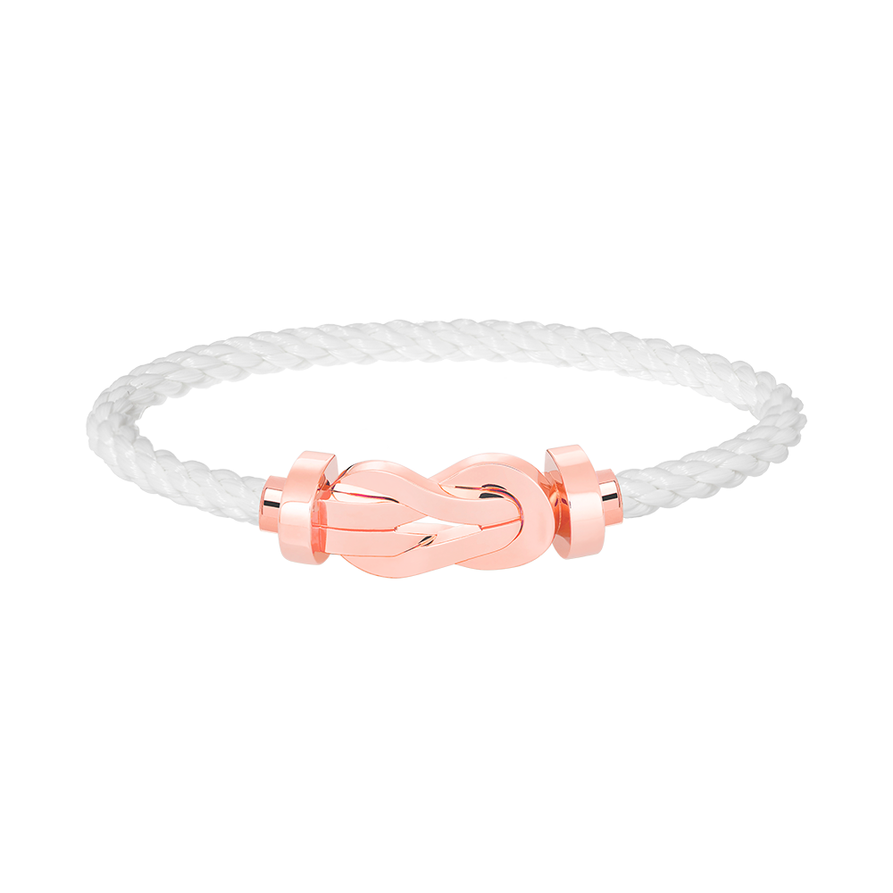 [AM]LARGE 8-FIGURE BUCKLE BRACELET - ROSE GOLD