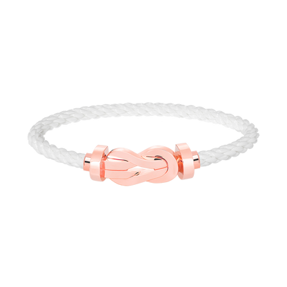 [AM]LARGE 8-FIGURE BUCKLE BRACELET - ROSE GOLD