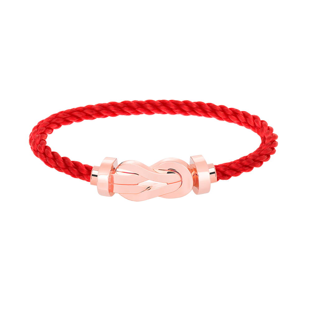 [AM]LARGE 8-FIGURE BUCKLE BRACELET - ROSE GOLD