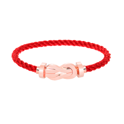 [AM]LARGE 8-FIGURE BUCKLE BRACELET - ROSE GOLD