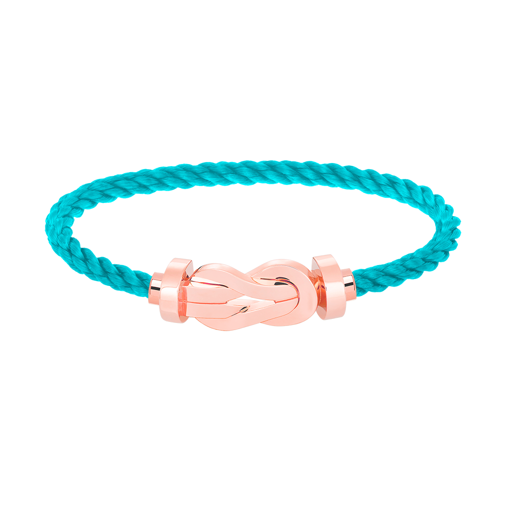[AM]LARGE 8-FIGURE BUCKLE BRACELET - ROSE GOLD