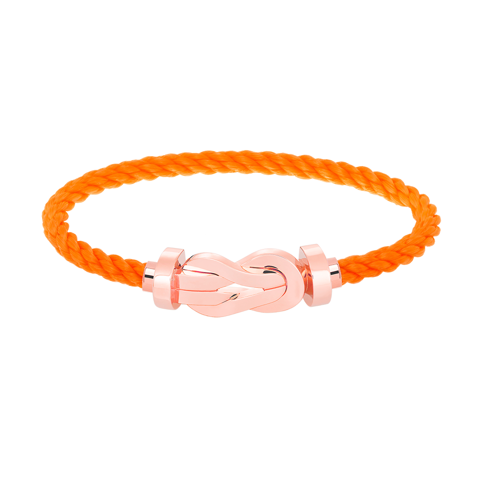 [AM]LARGE 8-FIGURE BUCKLE BRACELET - ROSE GOLD