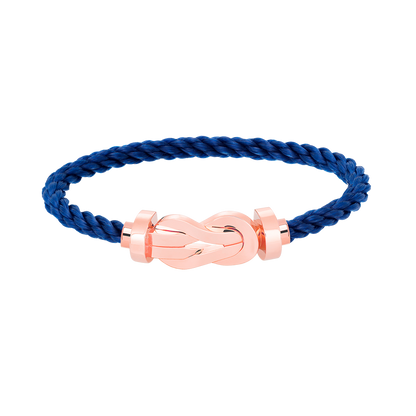 [AM]LARGE 8-FIGURE BUCKLE BRACELET - ROSE GOLD