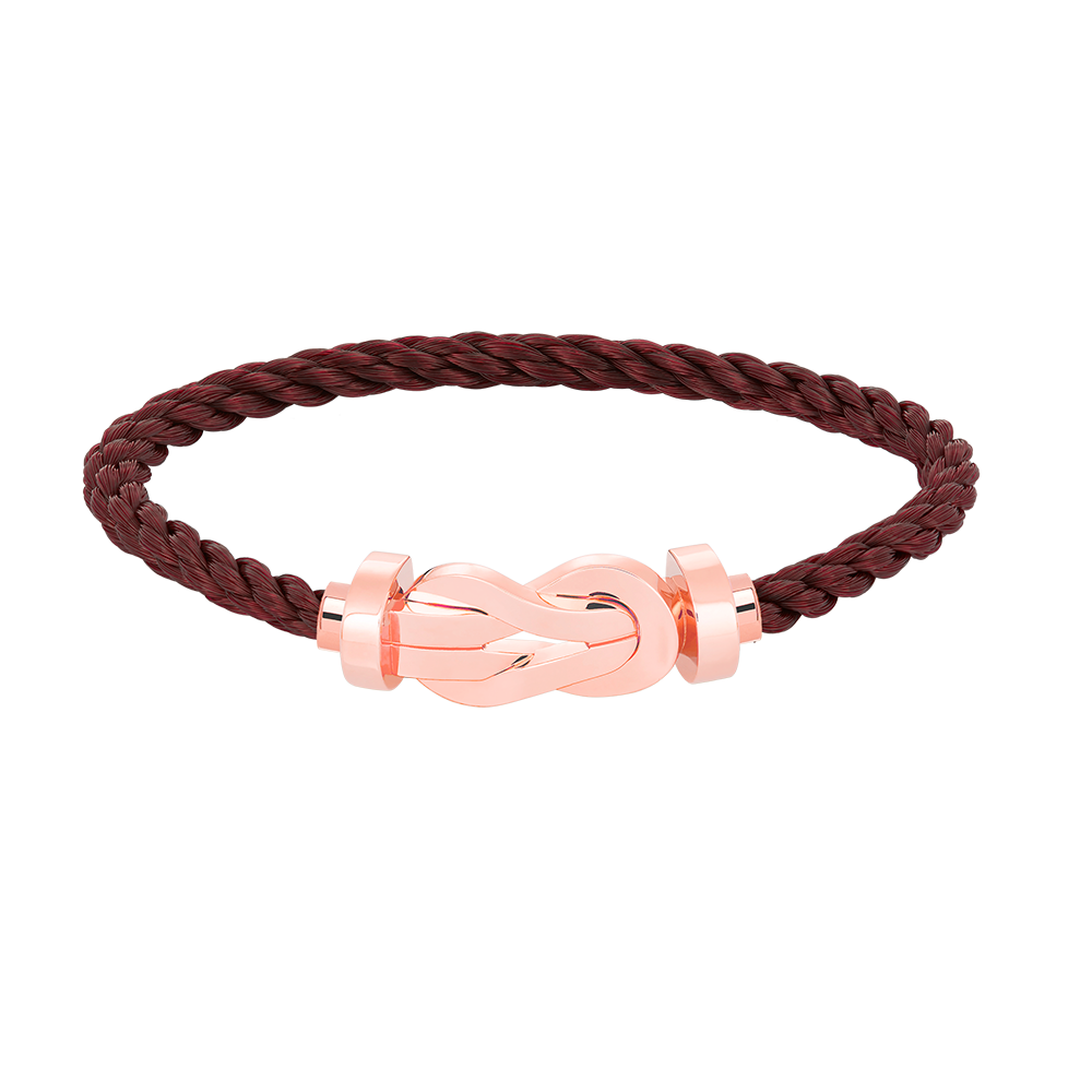 [AM]LARGE 8-FIGURE BUCKLE BRACELET - ROSE GOLD