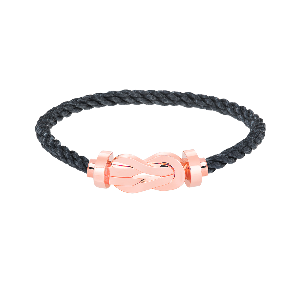 [AM]LARGE 8-FIGURE BUCKLE BRACELET - ROSE GOLD