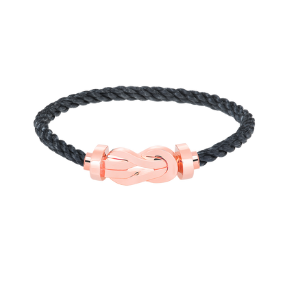 [AM]LARGE 8-FIGURE BUCKLE BRACELET - ROSE GOLD
