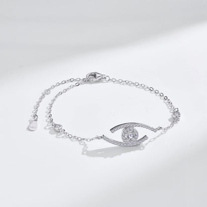 [AM]LUCKY EYE PAVÉ-SET DIAMOND BRACELET