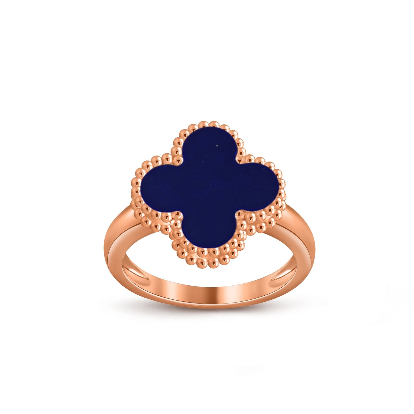 [AM]LUCKY CLOVER VINTAGE ROSE GOLD RING COLLECTION