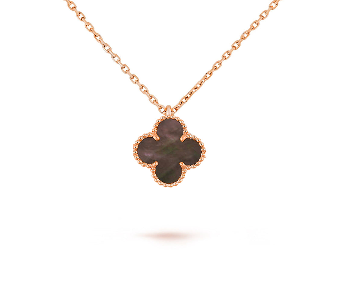 [AM]9.5MM MINI CLOVER PENDANT NECKLACE COLLECTION