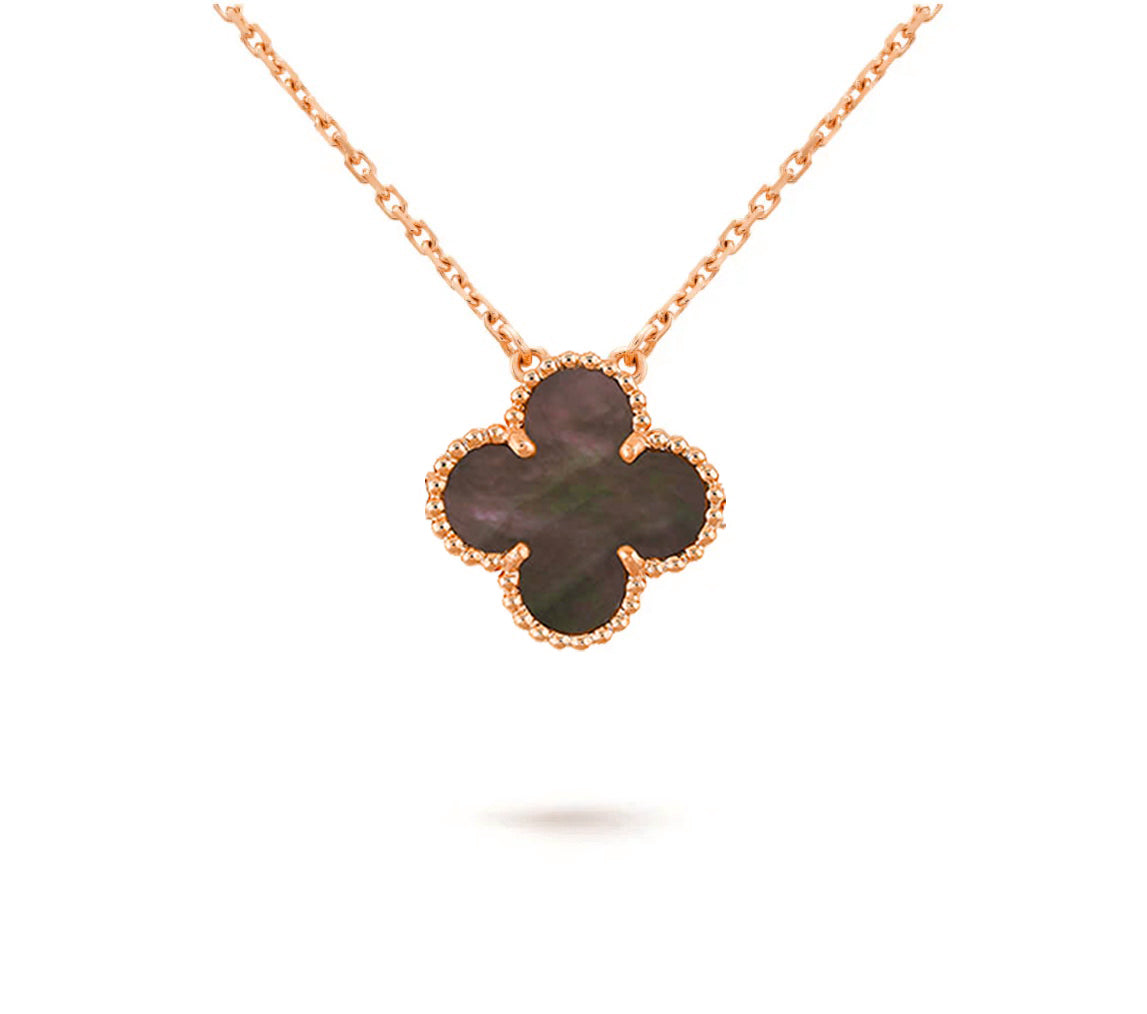[AM]15MM CLOVER FLOWER PENDANT NECKLACE COLLECTION