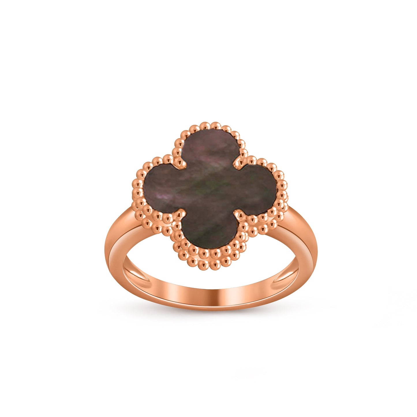 [AM]LUCKY CLOVER VINTAGE ROSE GOLD RING COLLECTION