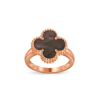 [AM]LUCKY CLOVER VINTAGE ROSE GOLD RING COLLECTION