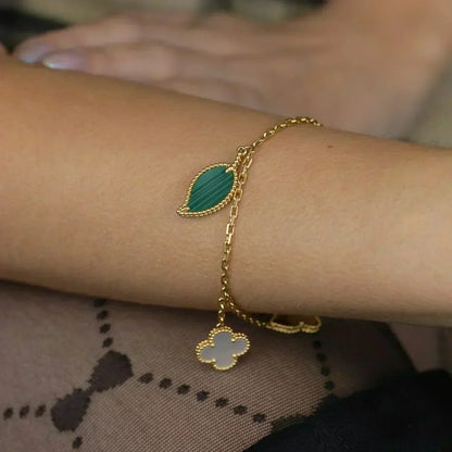 [AM]LUCKY NATURE MULTI-CHARM BRACELET