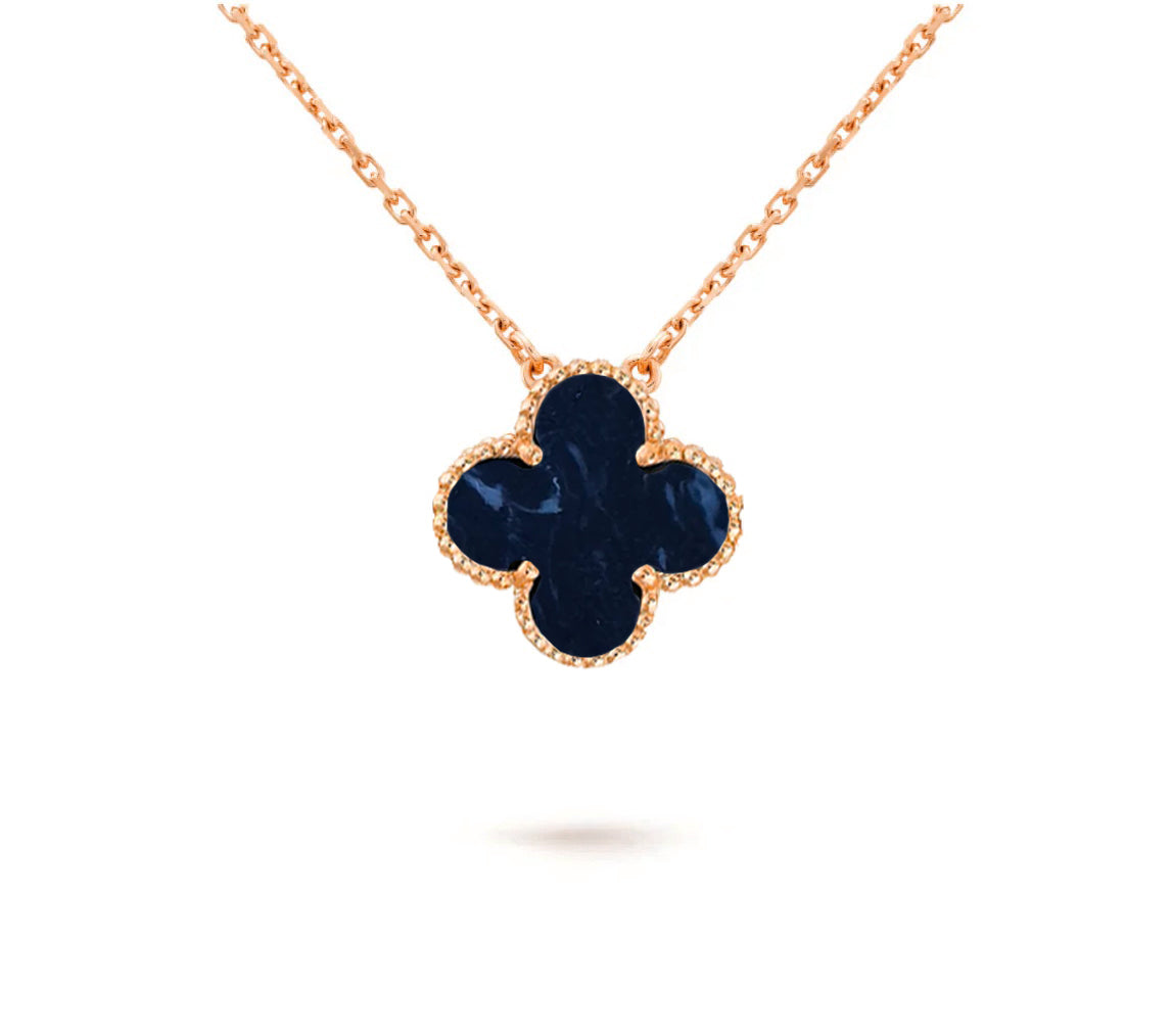 [AM]15MM CLOVER FLOWER PENDANT NECKLACE COLLECTION
