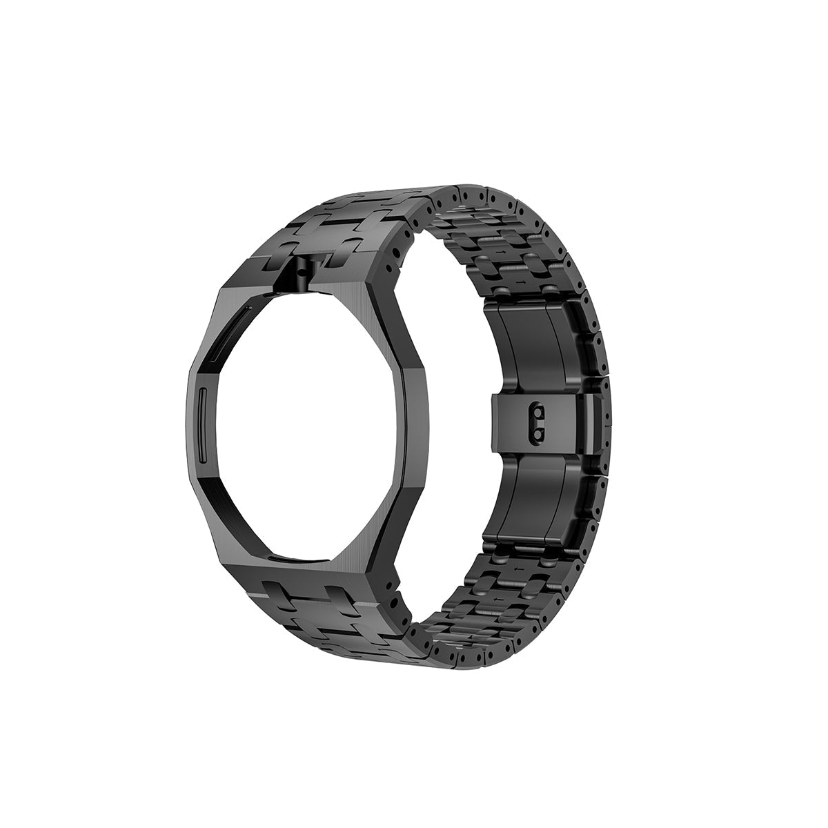 [AM]OAK POP EXCLUSIVE BLACK STEEL STRAP