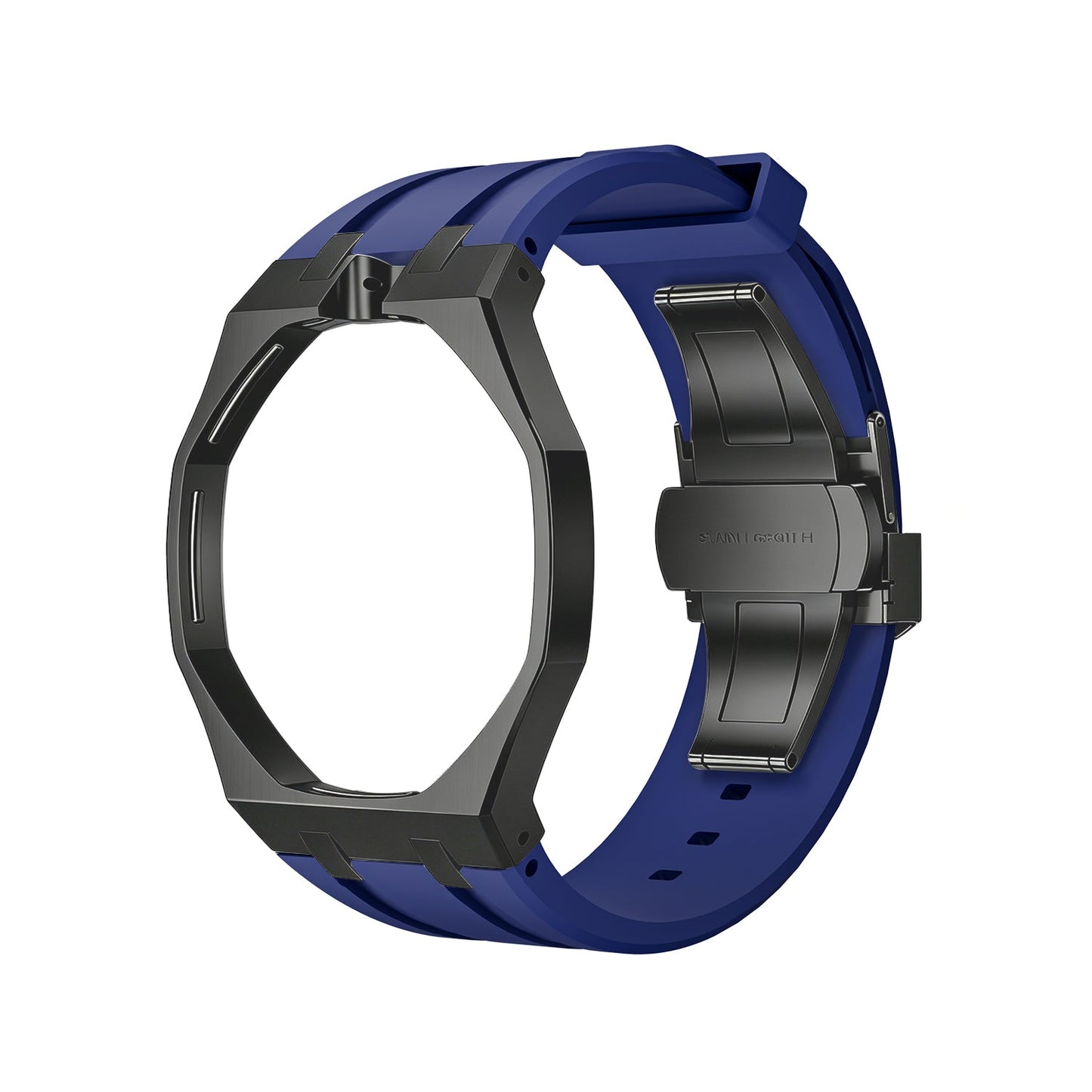 [AM]OAK POP BLACK STEEL CASE & SILICONE STRAP