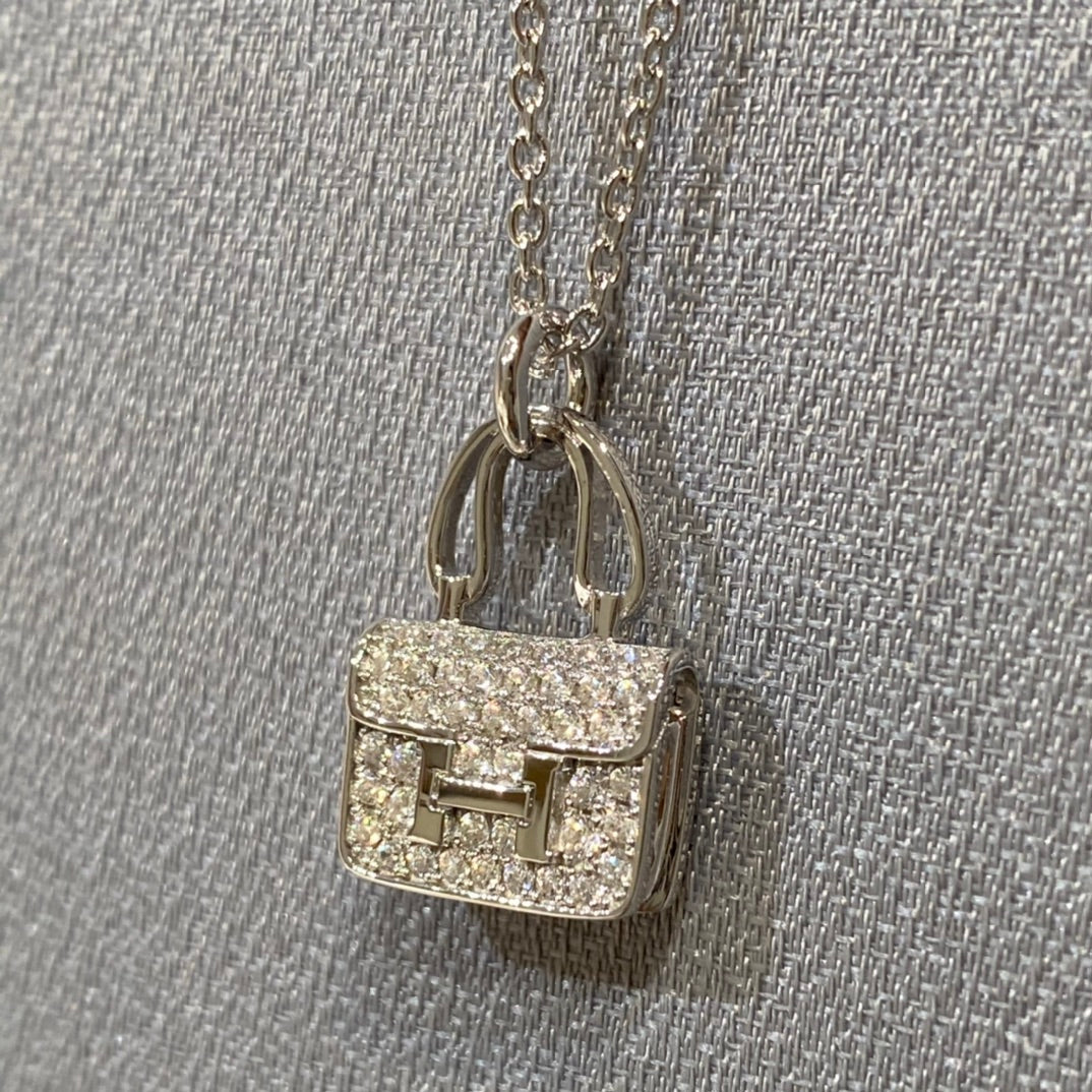 [AM]CONSTANCE PEDANT DIAMOND NECKLACE