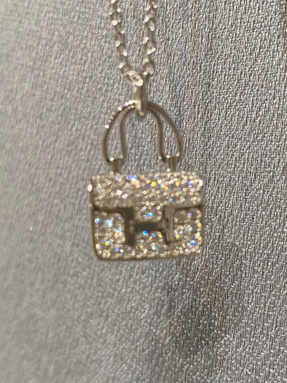 [AM]CONSTANCE PEDANT DIAMOND NECKLACE