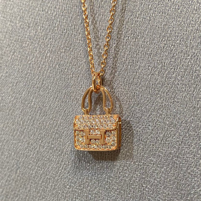 [AM]CONSTANCE PEDANT DIAMOND NECKLACE