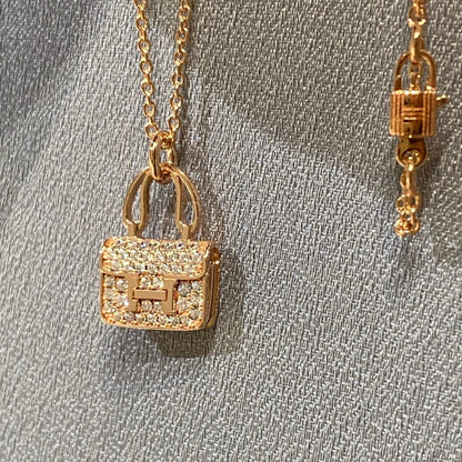 [AM]CONSTANCE PEDANT DIAMOND NECKLACE