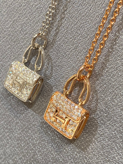 [AM]CONSTANCE PEDANT DIAMOND NECKLACE