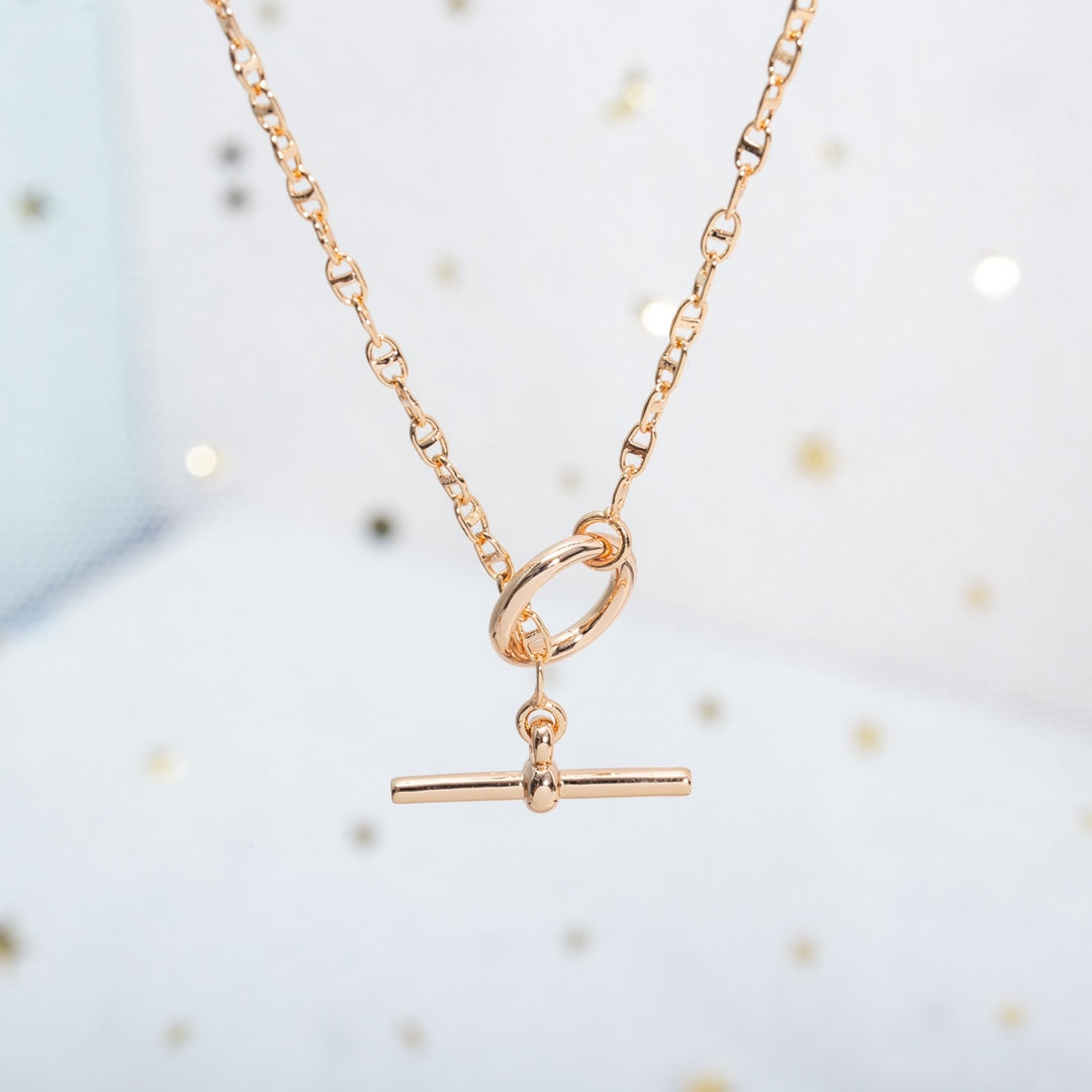 [AM]ECHAPPEE NECKLACE ROSE GOLD