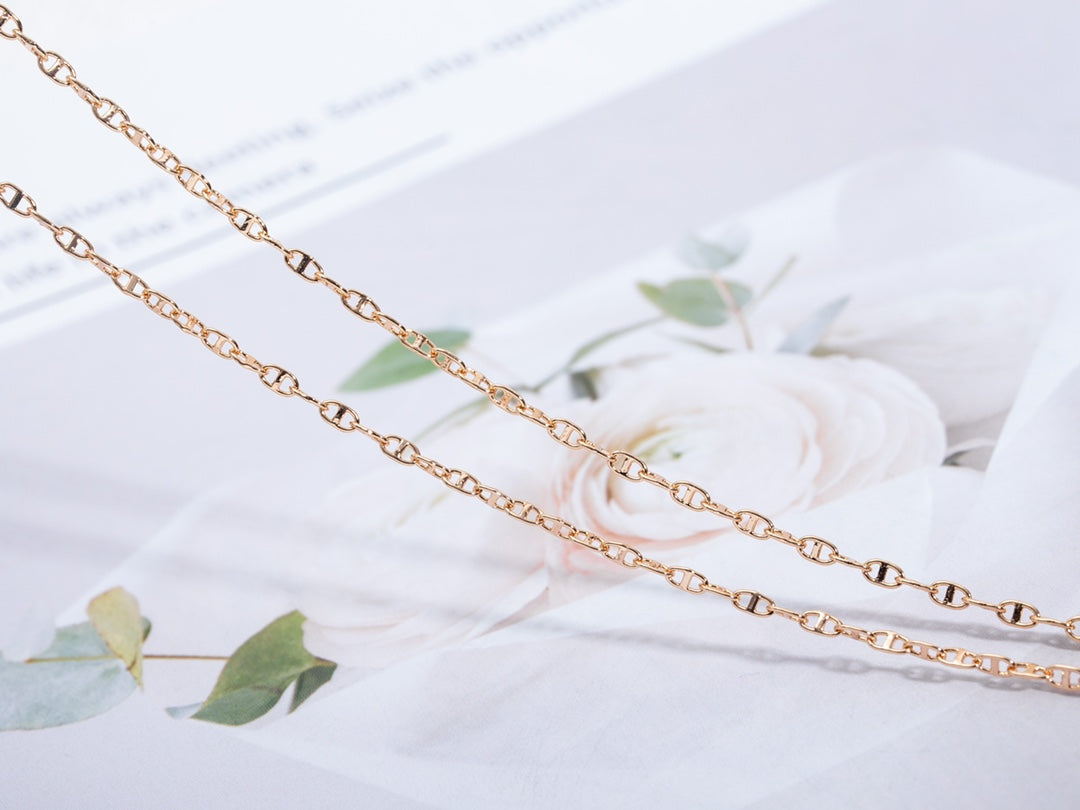 [AM]ECHAPPEE NECKLACE ROSE GOLD
