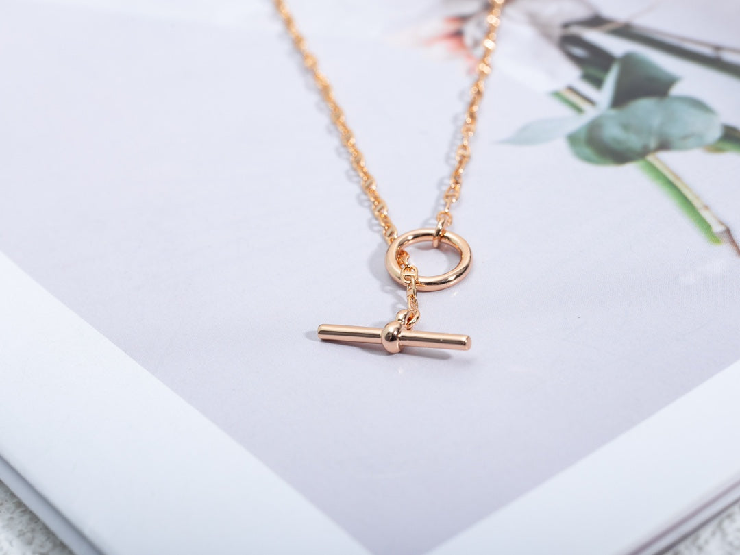 [AM]ECHAPPEE NECKLACE ROSE GOLD