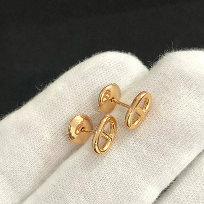 [AM]CHAINE SMALL EARRINGS GOLD AND SILVER
